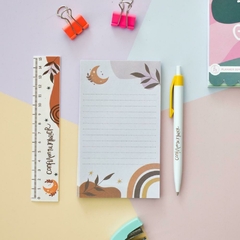 PACK ESCRITORIO ANOTADOR REGLA LAPICERA