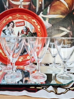 6 Copas vintage Coca Cola - comprar online