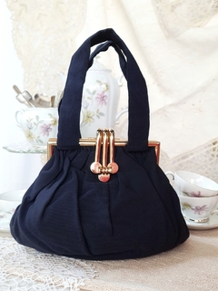Cartera vintage de gross azul