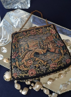 Cartera antigua de gobelino - comprar online