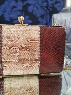 Cartera rígida animal print - comprar online