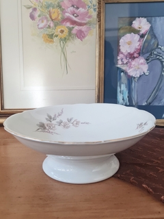 Masitero con pie Verbano flores rosas y grises - comprar online
