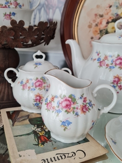 Juego de te Verbano bouquet floral - Lo que el tiempo nos dejó