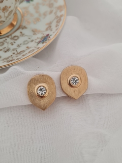 Aros clip con strass