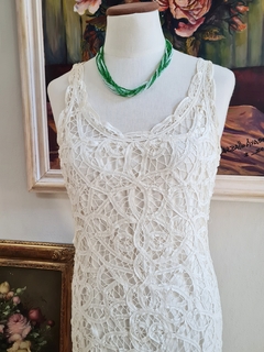Vestido Broderie forrado T.S