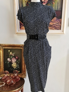 Vestido retro lunares XS
