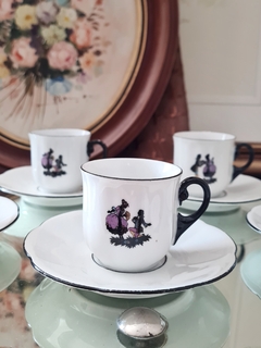Dúos de café porcelana europea