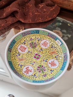 Platito porcelana oriental