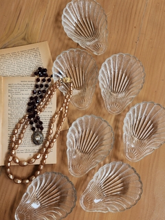 Ostras de vidrio vintage