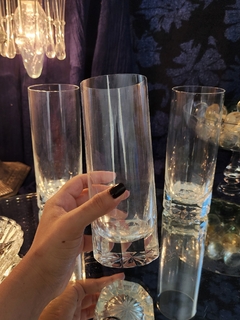 Vasos de trago largo de cristal. 6 disponibles