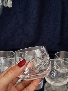 Vasitos de cristal tallados - comprar online