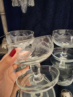 Pomeleras de cristal tallado - comprar online
