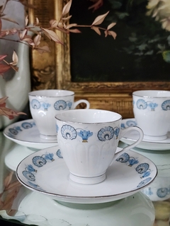Duos de café porcelana, 6 disponibles