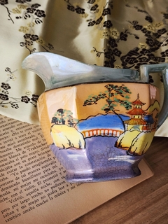 Lechera loza japonesa pintada a mano - comprar online