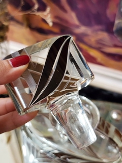 Botellón de cristal art deco en internet