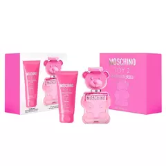 Kit Perfume Moschino Toy 2 Bubble Gum Feminino Eau de Toilette 100 ml + Loção Corporal 100 ml
