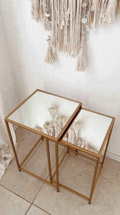 Mesas de hiero y espejo Baru - comprar online