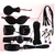 Kit Bondage 8 Piezas Negro - comprar online