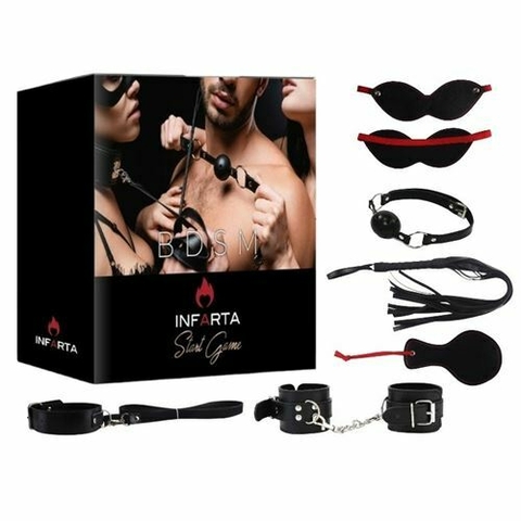 Kit Bondage 8 Piezas Negro