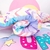 acolchado infantil unicornios plaza y media - comprar online
