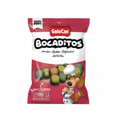 GOLOCAN - Bocaditos Jamón Queso y Espinaca x 100g