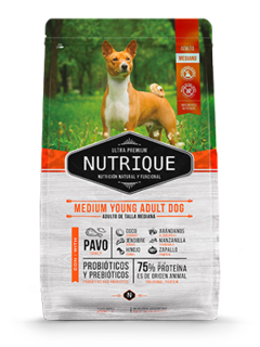 NUTRIQUE - Medium Young Adult Dog - 12 kg