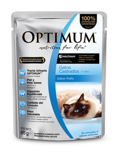 OPTIMUM - Gatos castrados / Humedo - 12 x 85 gr