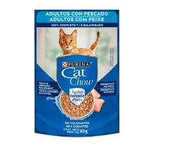 CAT CHOW - Adult / Sabor pescado - 12 x 85 gr