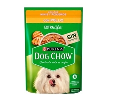 DOG CHOW - Adult minis y pequeños / con pollo - 12 x 100 gr