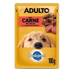 PEDIGREE - Adulto En Salsa Sabor Carne - 12 X 100 gr