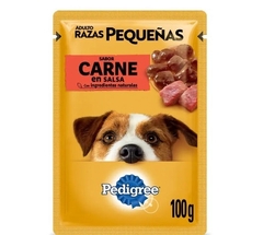 PEDIGREE - Adulto razas pequeñas Salsa Sabor Carne - 12 X 100 gr