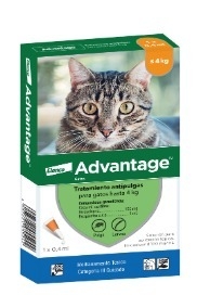 ADVANTAGE® para gatos - Hasta 4 kg.