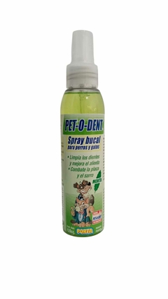 PET-O-DET - Spray Bucal - Perros y gatos - 125 ML