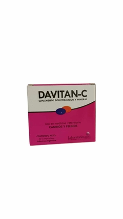 DAVITAN - C - Suplemento polivitamínico - Perros y Gatos - 60 comp.
