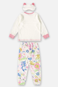 Pijama manga longa com tapa olho urso Up Baby na internet
