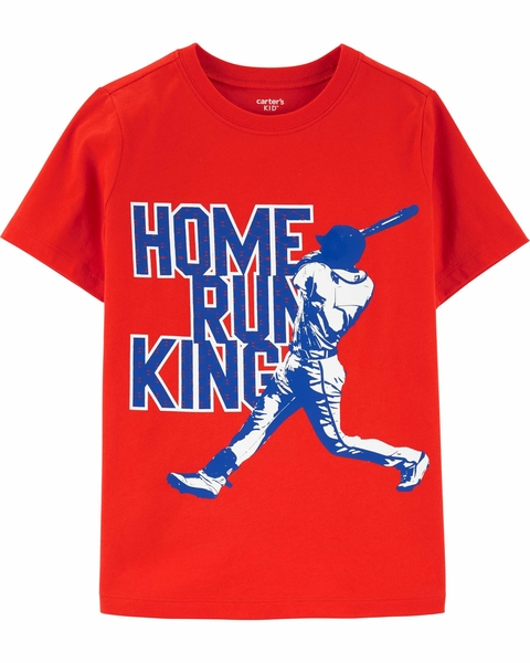 Blusa Carters vermelha Basebal