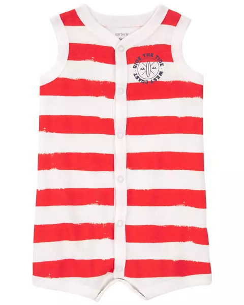 Romper Carters regata