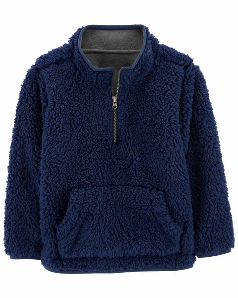 Pullover carters sherpa azul