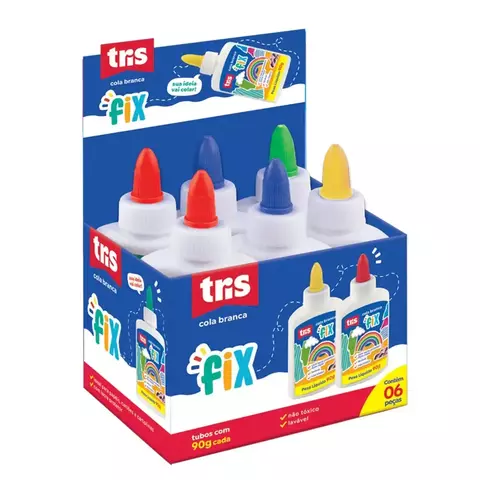 Cola Branca Fix – Tubo 90g – Tris