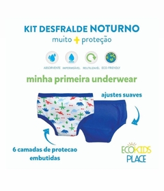 Kit com 2 desfralde noturno Dragoes - Ecokid Place na internet