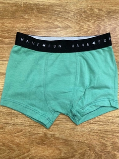 Kit 3 cuecas boxer lisa-Have Fun - Helena Magalhães