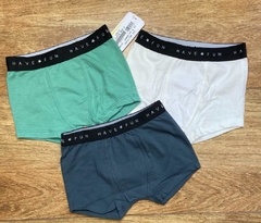 Kit 3 cuecas boxer lisa-Have Fun - comprar online
