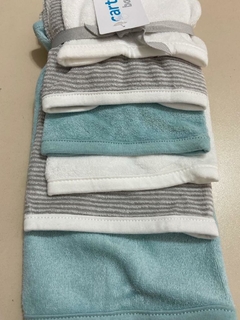 Kit paninhos de boca carters azul cinza - comprar online