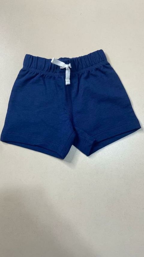 Short Carters baby liso azul