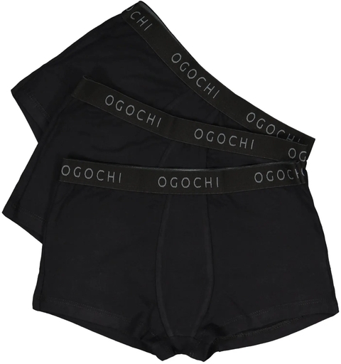 Kit cueca boxer infantil Ogochi preto - comprar online