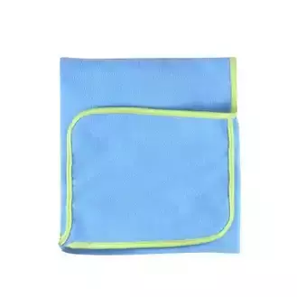 Toalha sem capuz azul claro Ecokids Place