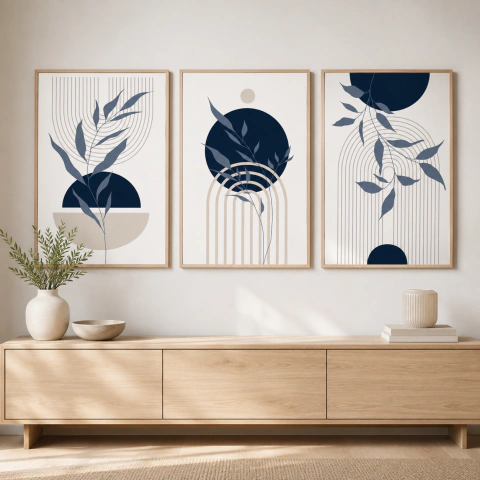 Set de 3 - Silueta de Plantas N°121