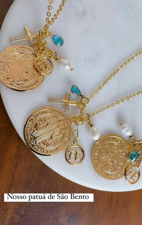 Colar Patuá de São Bento