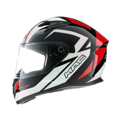 CASCO MAC SPEED SUZUKA BLA WHI RED