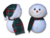 Boneco de neve decoração natalina